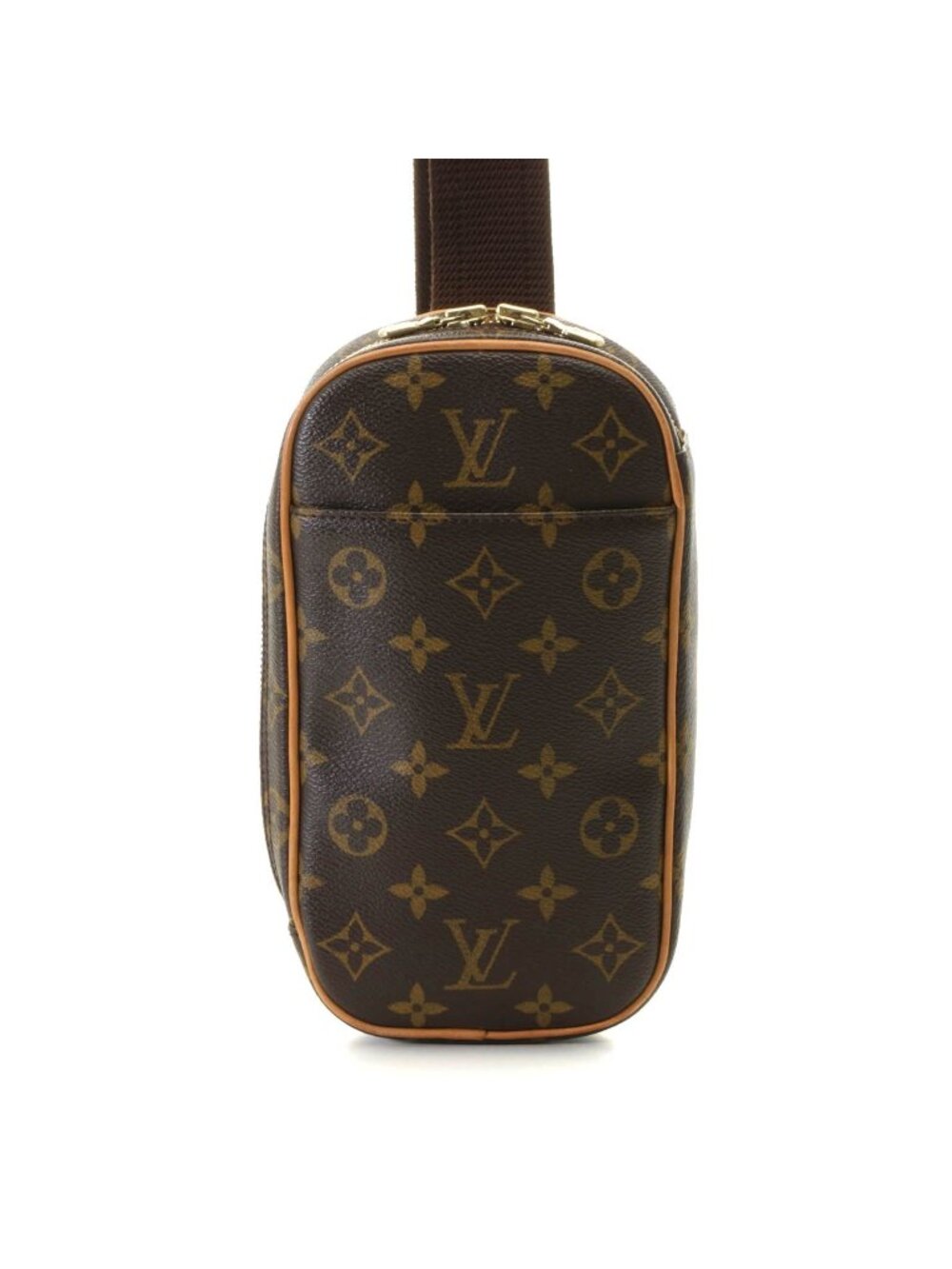 Louis Vuitton Pochette Gange Monogram Waist Bag Canvas